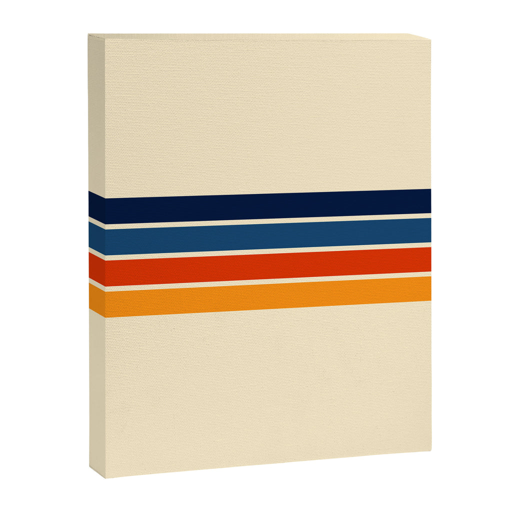 Mitsunari - Classic Retro Stripes Canvas Print Gallery Image 8