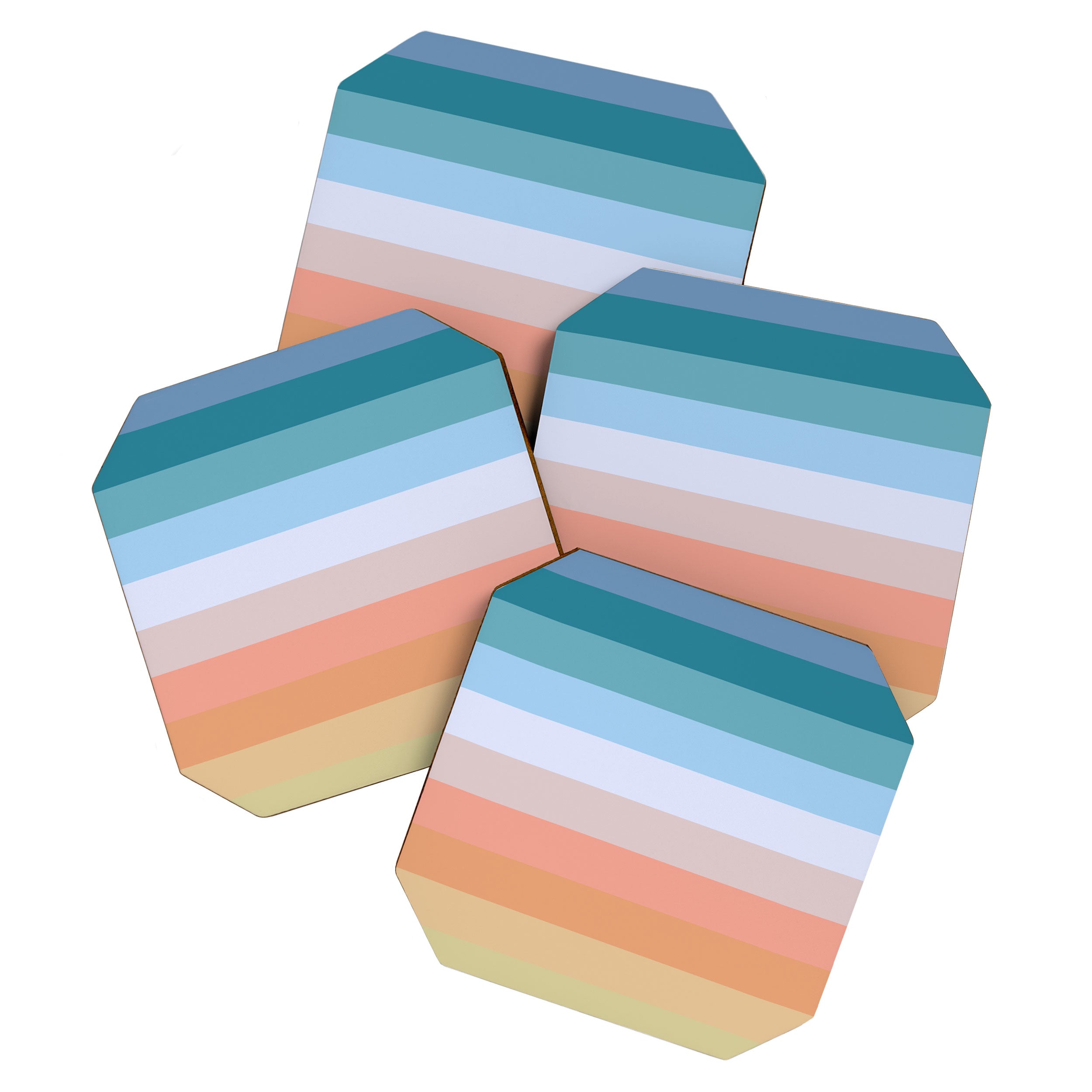 Multicolor Stripes - Tiyanak Coaster Gallery Image 1