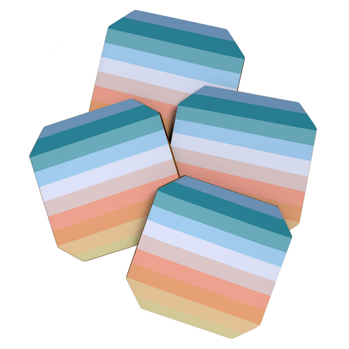 Multicolor Stripes - Tiyanak Coaster Gallery Image 1