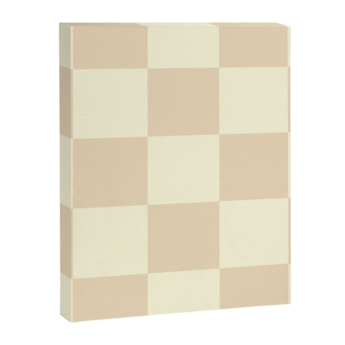 Muted Checkerboard Canvas Print Gallery Image 1