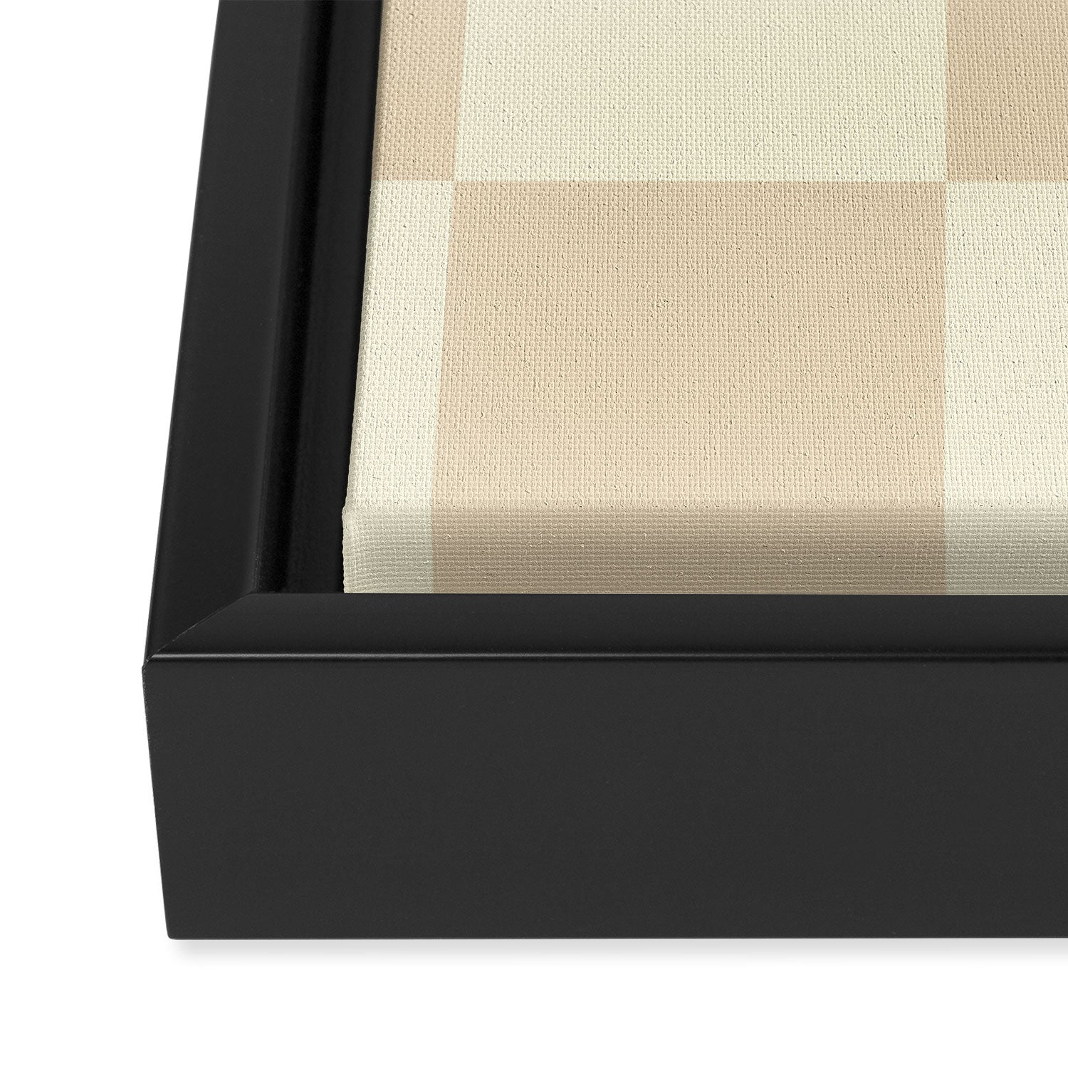 Muted Checkerboard Framed Canvas Print Gallery Image 3