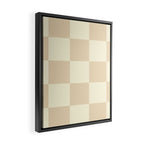 Muted Checkerboard Framed Canvas Print Gallery Image 2