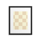 Muted Checkerboard Framed Art Print Gallery Image 6