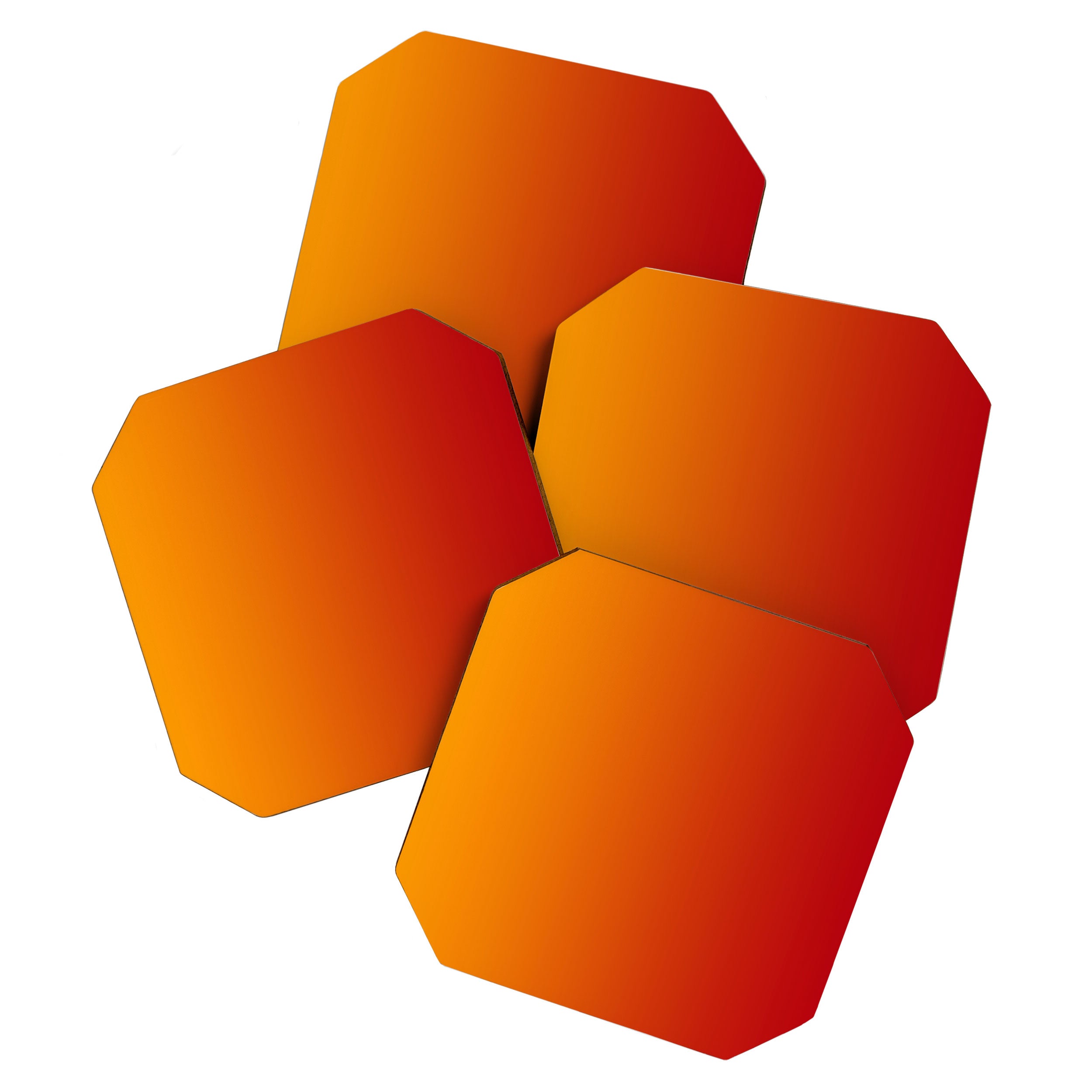 Red Orange Gradient Coaster Gallery Image 1