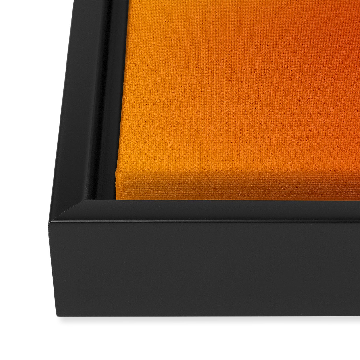 Red Orange Gradient Framed Canvas Print Gallery Image 3
