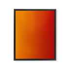 Red Orange Gradient Framed Canvas Print Gallery Image 8