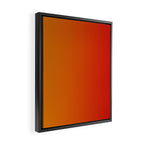 Red Orange Gradient Framed Canvas Print Gallery Image 2