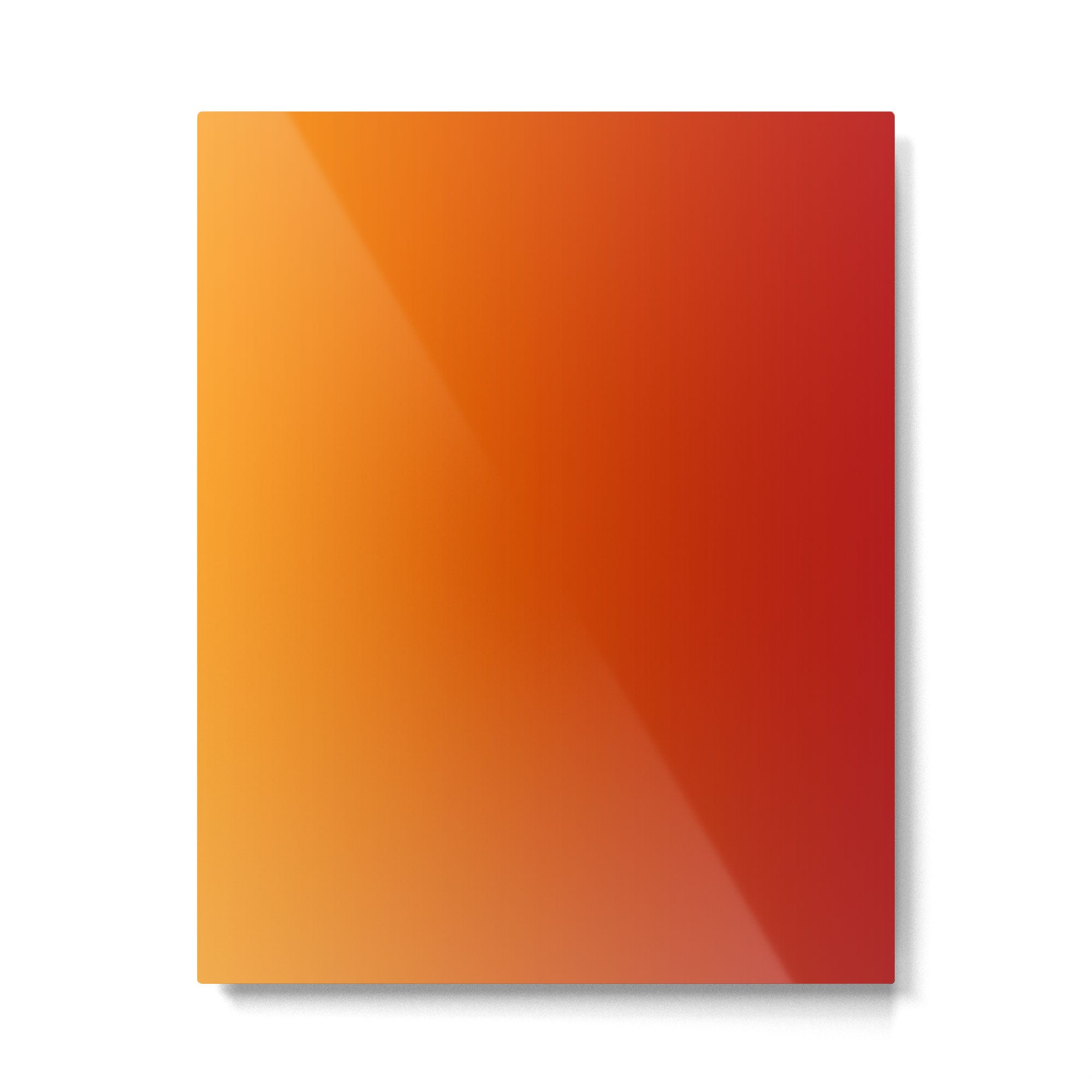 Red Orange Gradient Metal Print Gallery Image 6