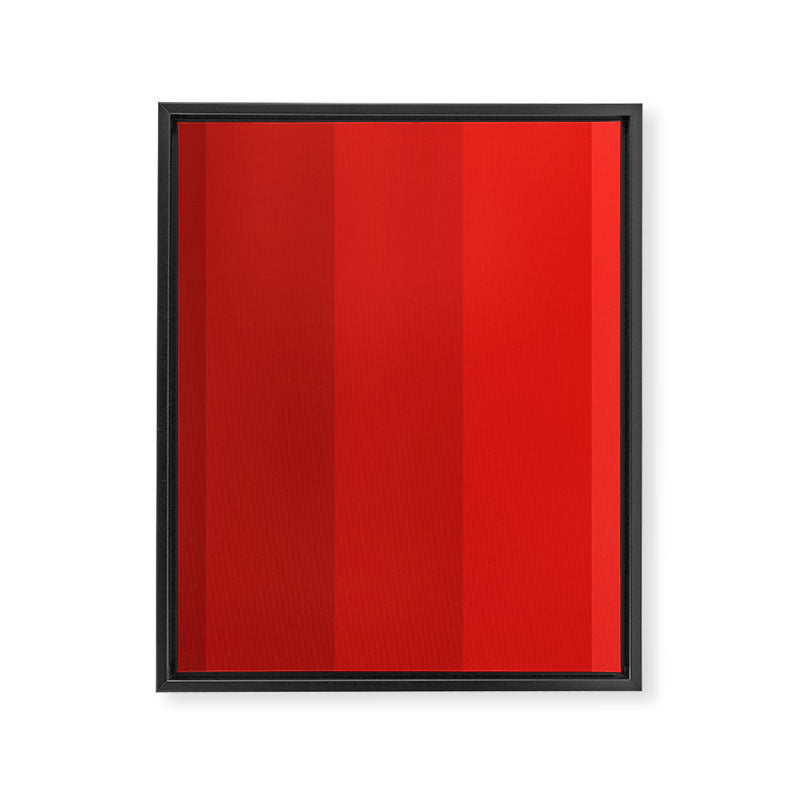 Red Striped Color Gradient Framed Canvas Print Gallery Image 8