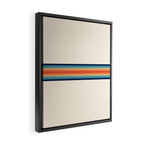 Retro 70s Vintage Summer Style Stripes - Conima Framed Canvas Print Gallery Image 2