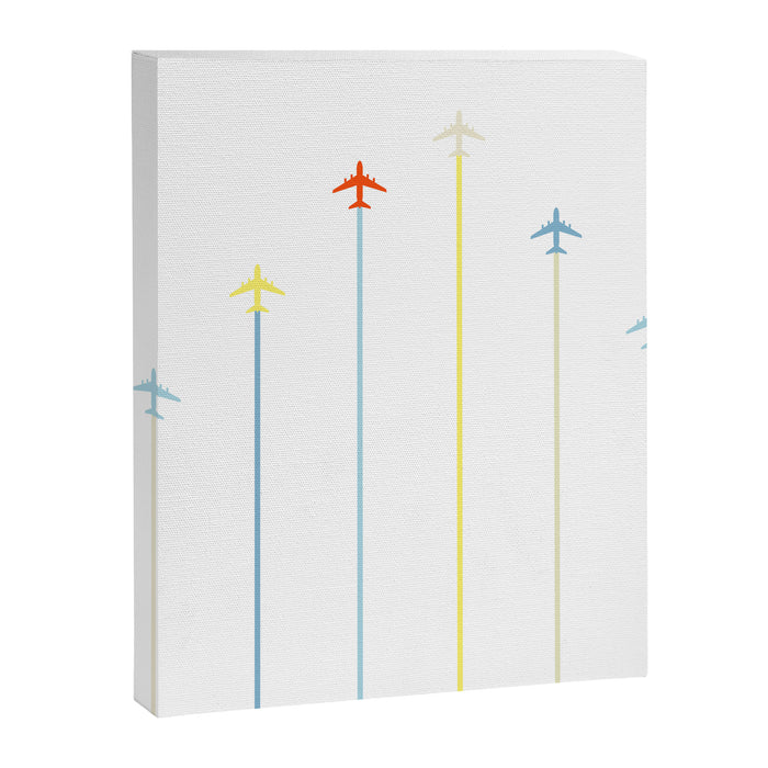 Retro Airplanes Canvas Print Gallery Image 1