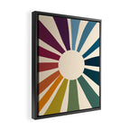 Retro Blossom Framed Canvas Print Gallery Image 2