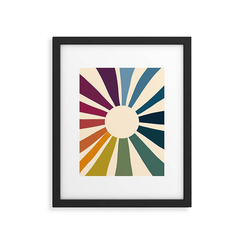 Retro Blossom Framed Art Print Gallery Image 4