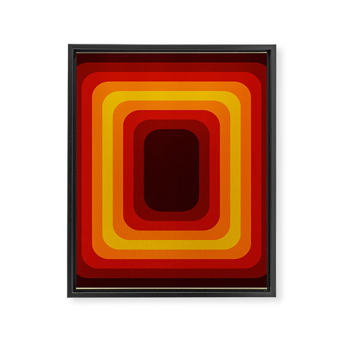 Retro Design 01 Framed Canvas Print Gallery Image 1