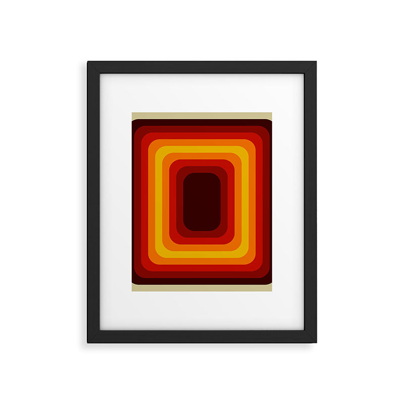 Retro Design 01 Framed Art Print Gallery Image 4