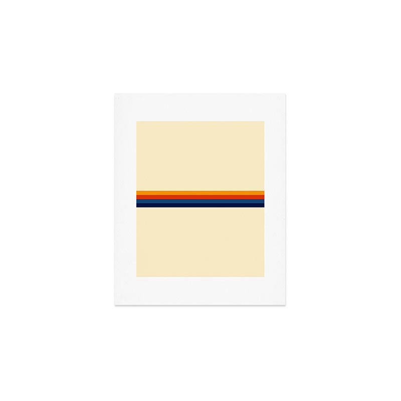 Retro Stripes Summer of Love Art Print Gallery Image 1