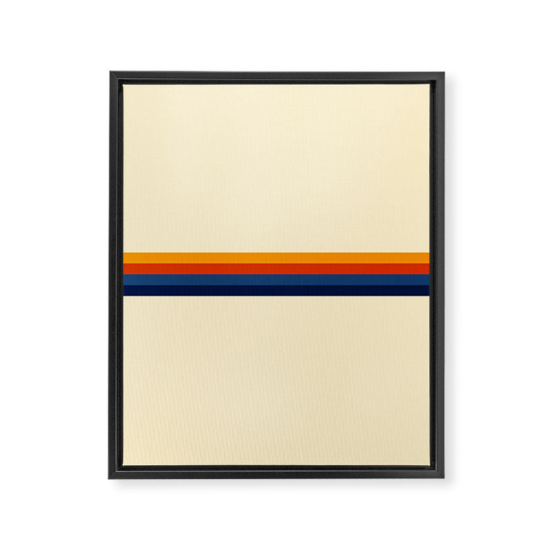 Retro Stripes Summer of Love Framed Canvas Print Gallery Image 8