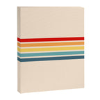 Takaakira - Classic Rainbow Retro Stripes Canvas Print Gallery Image 8