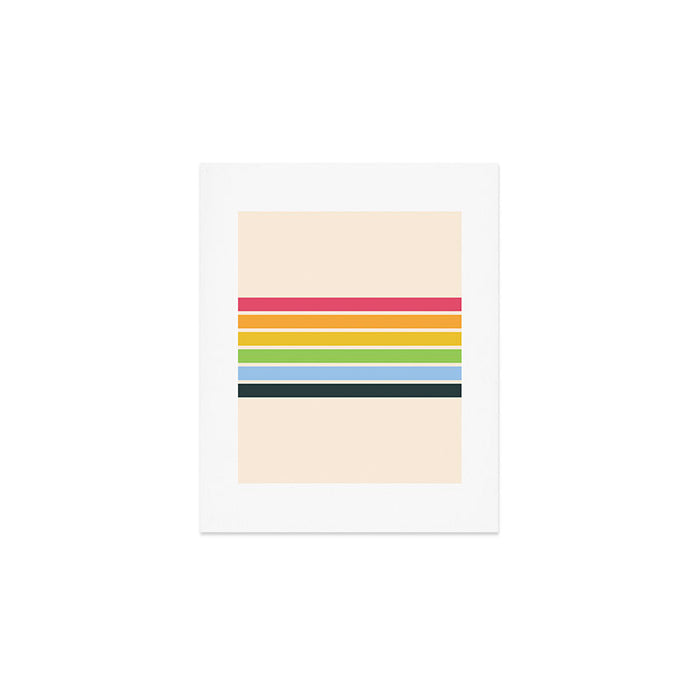 Tarama - Classic 70s Style Retro Stripes Art Print Gallery Image 1