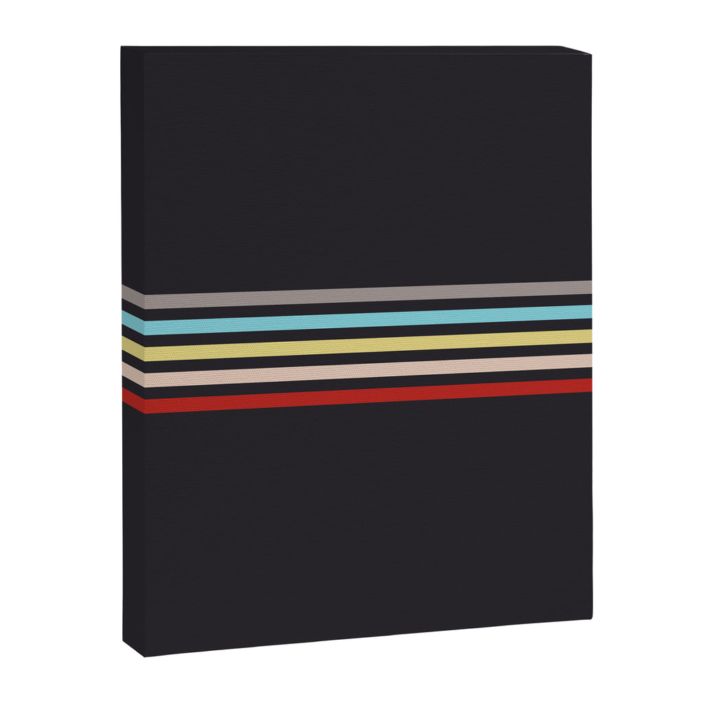 Ujimasa - Classic Retro Stripes Canvas Print Gallery Image 8