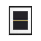 Ujimasa - Classic Retro Stripes Framed Art Print Gallery Image 6
