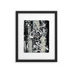 003: a vibrant abstract design in black and white by Alyssa Hamilton Art  Framed Art Print Gallery Image 5
