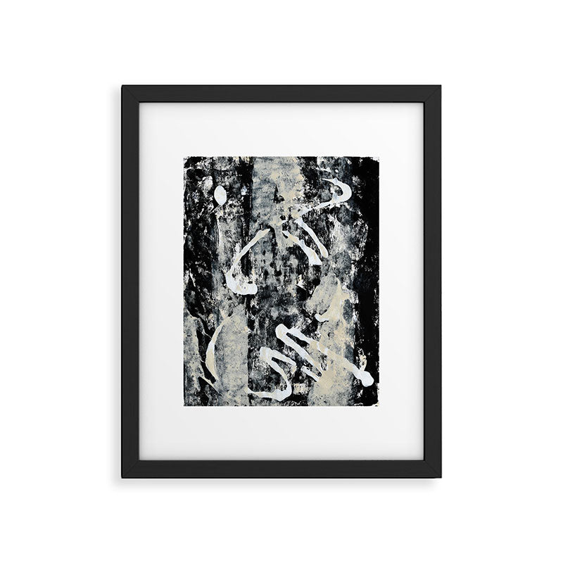 003: a vibrant abstract design in black and white by Alyssa Hamilton Art  Framed Art Print Gallery Image 5