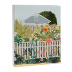 A Postcard From Cozy  - mixed media Garden Illustration  Canvas Print Gallery Image 8