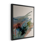 Begin again [2]: an abstract mixed media piece in a variety of colors Framed Canvas Print Gallery Image 2