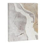 Feels: a neutral, textured, abstract piece in whites by Alyssa Hamilton Art Canvas Print Gallery Image 6