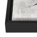 Feels: a neutral, textured, abstract piece in whites by Alyssa Hamilton Art Framed Canvas Print Gallery Image 3