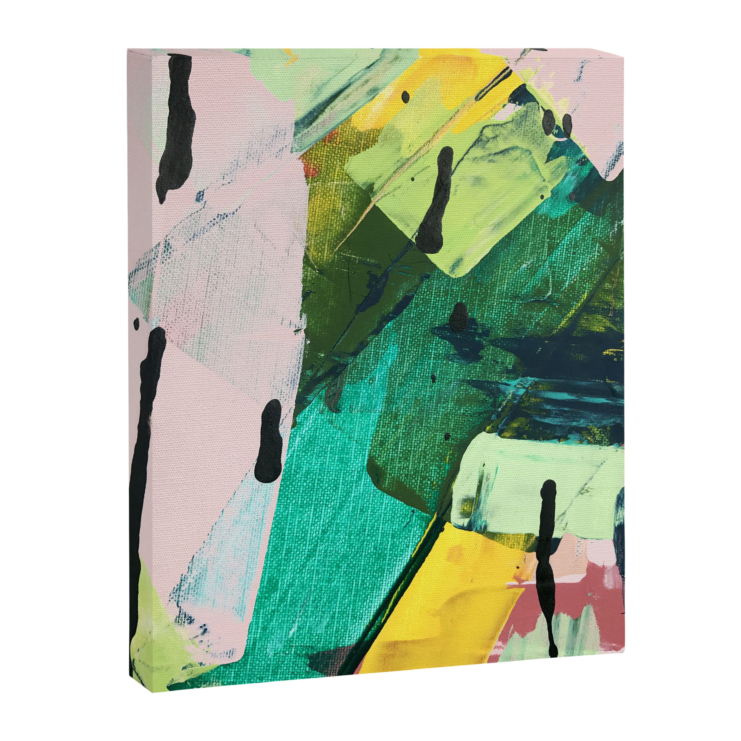Hopeful[4] - a bright mixed media abstract piece Canvas Print Gallery Image 6