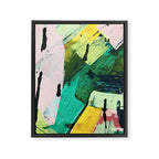 Hopeful[4] - a bright mixed media abstract piece Framed Canvas Print Gallery Image 6