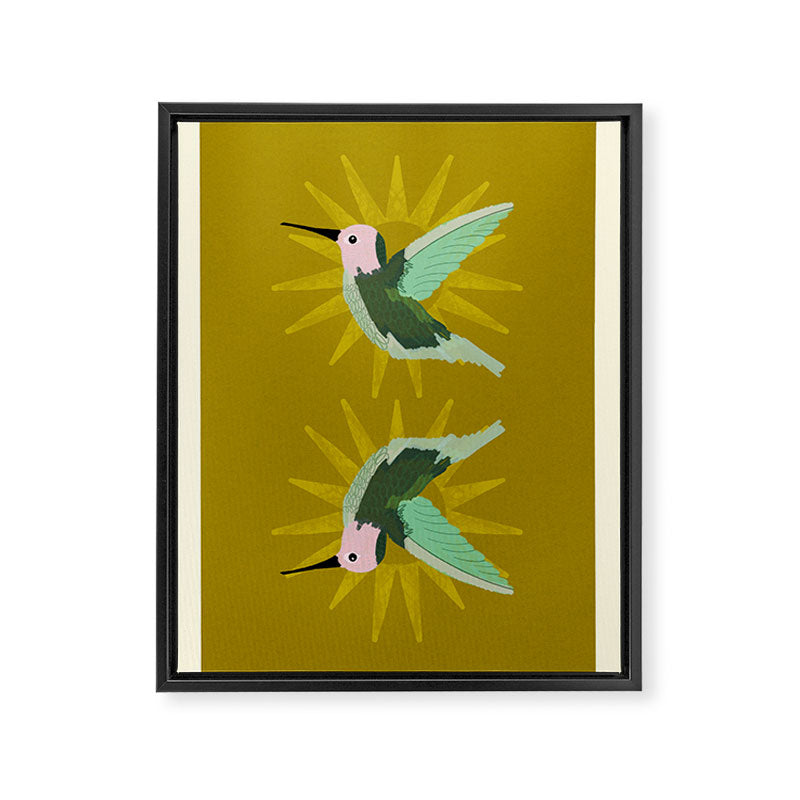 Hummingbird aka Sun God Framed Canvas Print Gallery Image 8