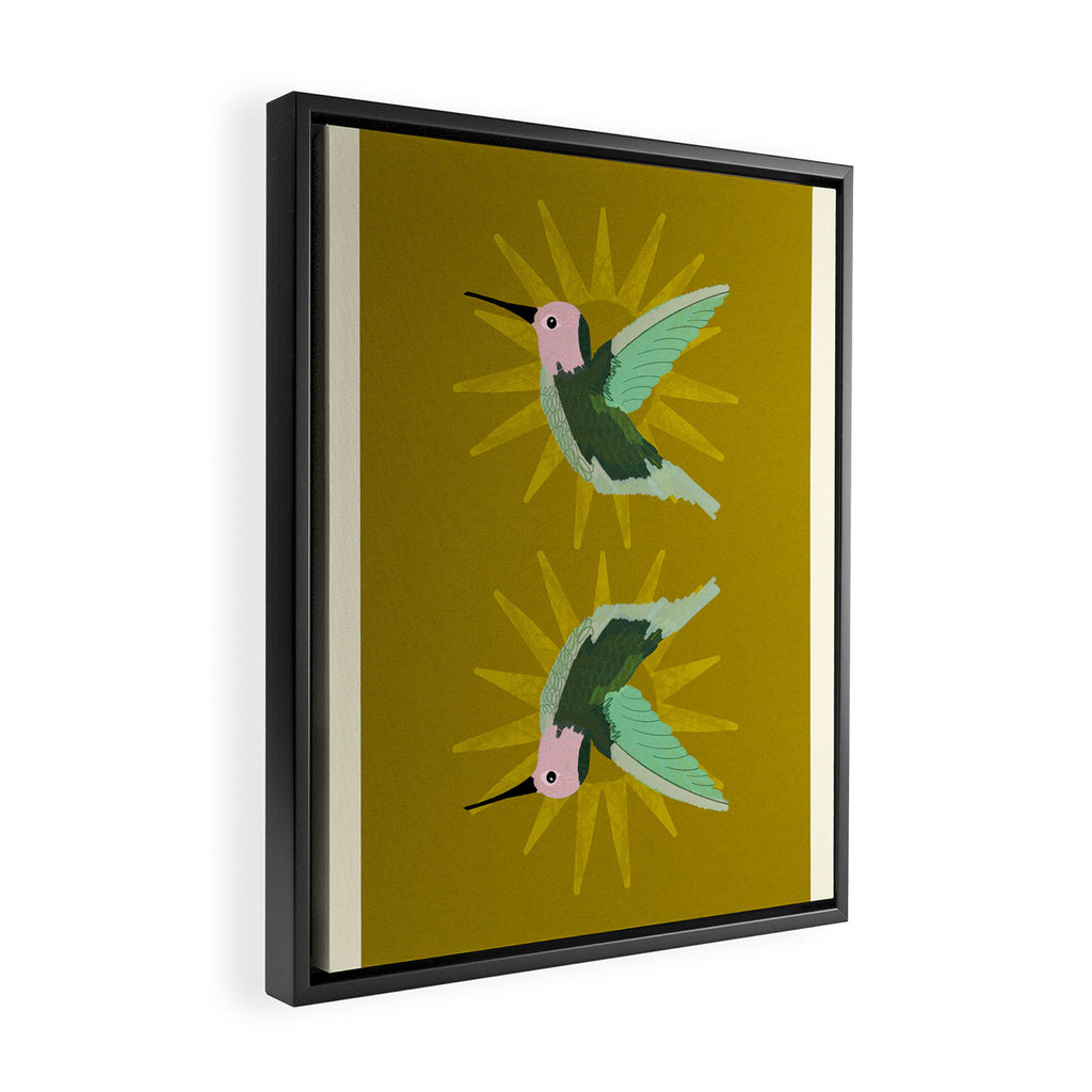 Hummingbird aka Sun God Framed Canvas Print Gallery Image 2