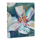Painted Lily: an abstract floral design by Alyssa Hamilton Art Canvas Print Gallery Image 6