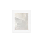 Relief [1]: an abstract, textured piece in white by Alyssa Hamilton Art Art Print Gallery Image 1
