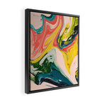 Revival: A colorful retro painting by Alyssa Hamilton Art   Framed Canvas Print Gallery Image 2