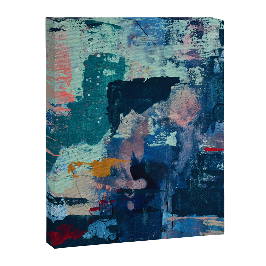 The Peace of Wild Things: a vibrant abstract piece in a variety of colors by Alyssa Hamilton Art Canvas Print Gallery Image 6