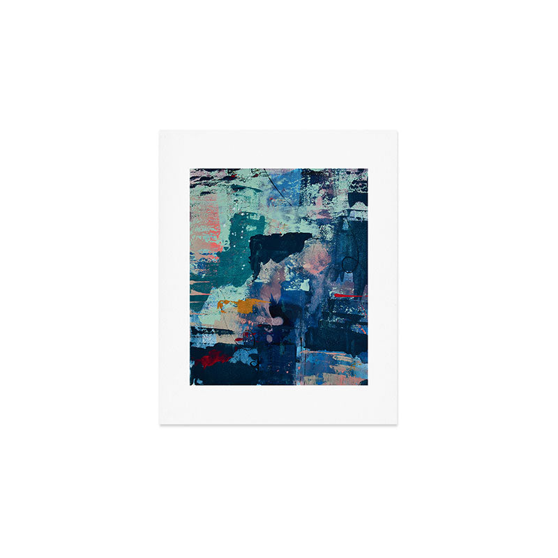The Peace of Wild Things: a vibrant abstract piece in a variety of colors by Alyssa Hamilton Art Art Print Gallery Image 1
