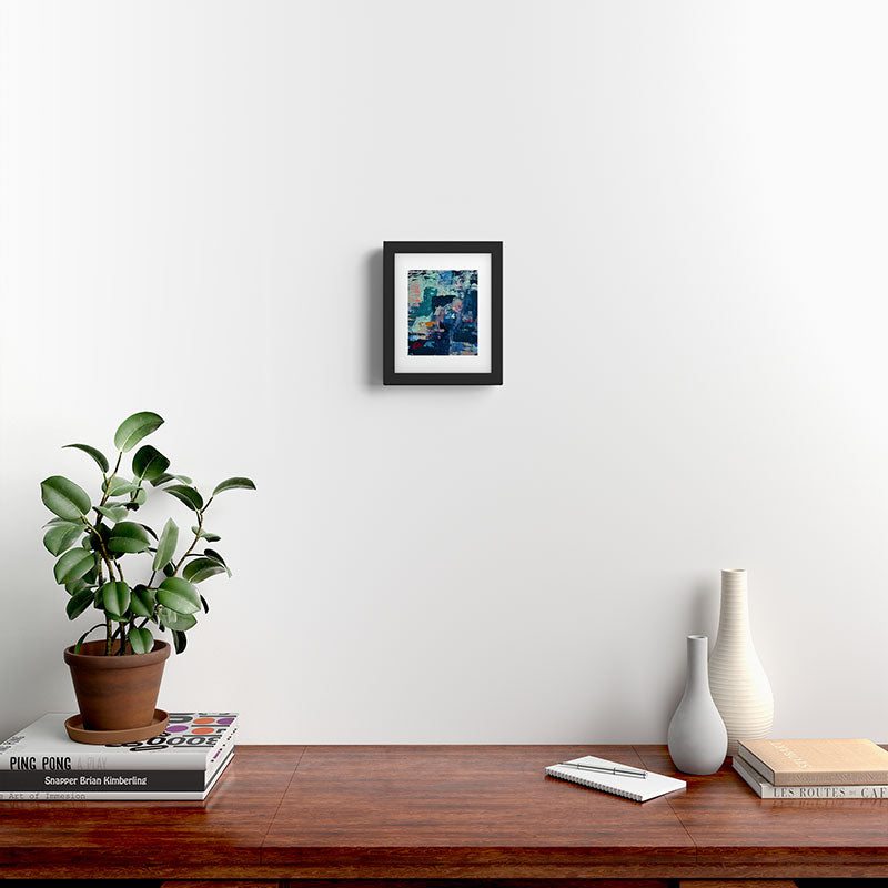 The Peace of Wild Things: a vibrant abstract piece in a variety of colors by Alyssa Hamilton Art Framed Art Print Gallery Image 2