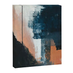 Vienna: a minimal, abstract mixed-media piece in pinks, blue, and white by Alyssa Hamilton Art Canvas Print Gallery Image 6
