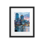 Boston Skyline Framed Art Print Gallery Image 5
