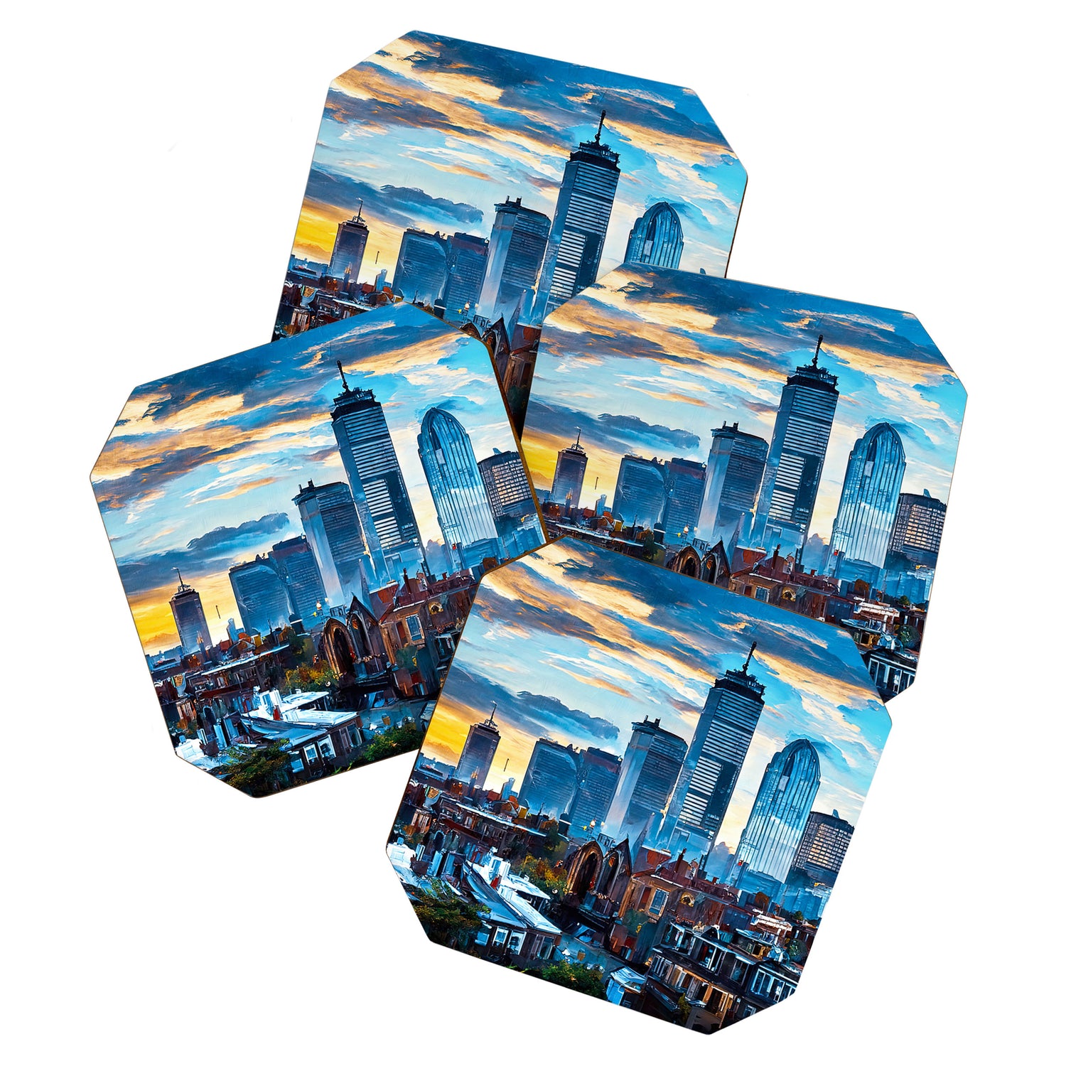 Boston Skyline Coaster Gallery Image 1