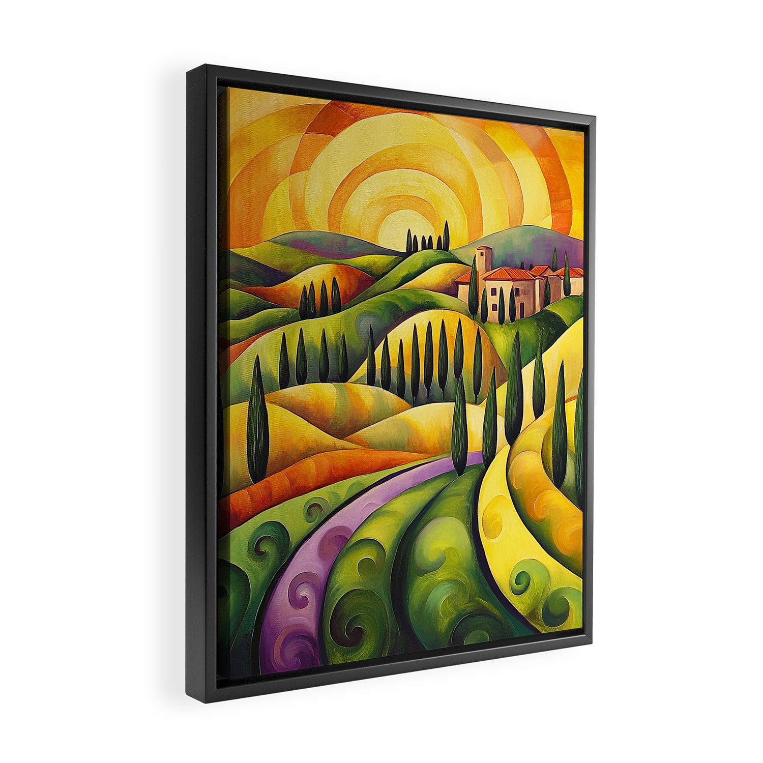 Eternal Tuscany Framed Canvas Print Gallery Image 2