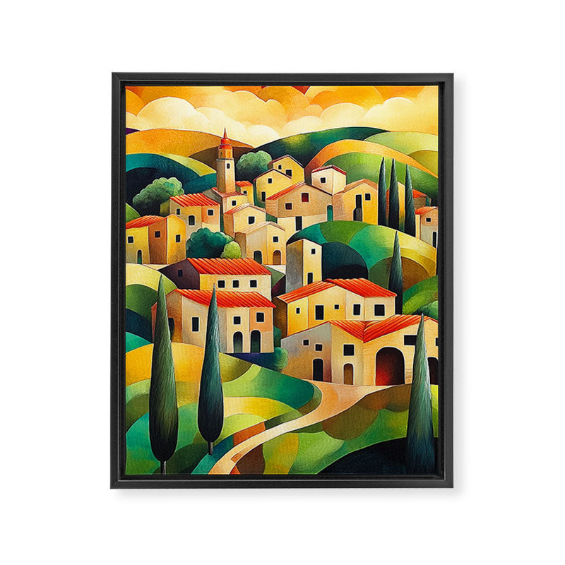 Eternal Tuscany Framed Canvas Print Gallery Image 8