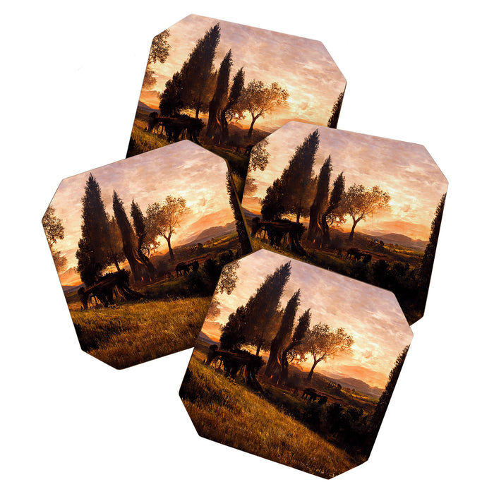 Landscapes of Tuscany Coaster Gallery Image 1