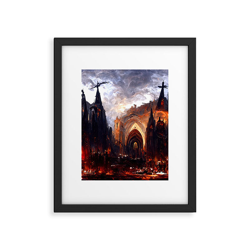 Lucifer Palace in Hell Framed Art Print Gallery Image 5