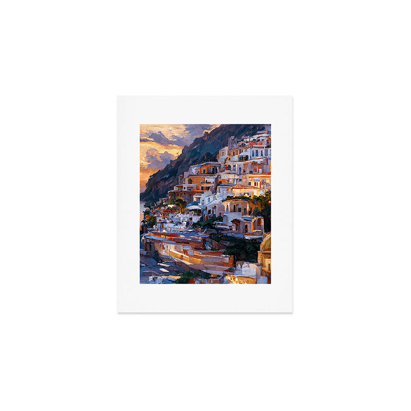 Panoramas of Italy, Positano Art Print Gallery Image 1