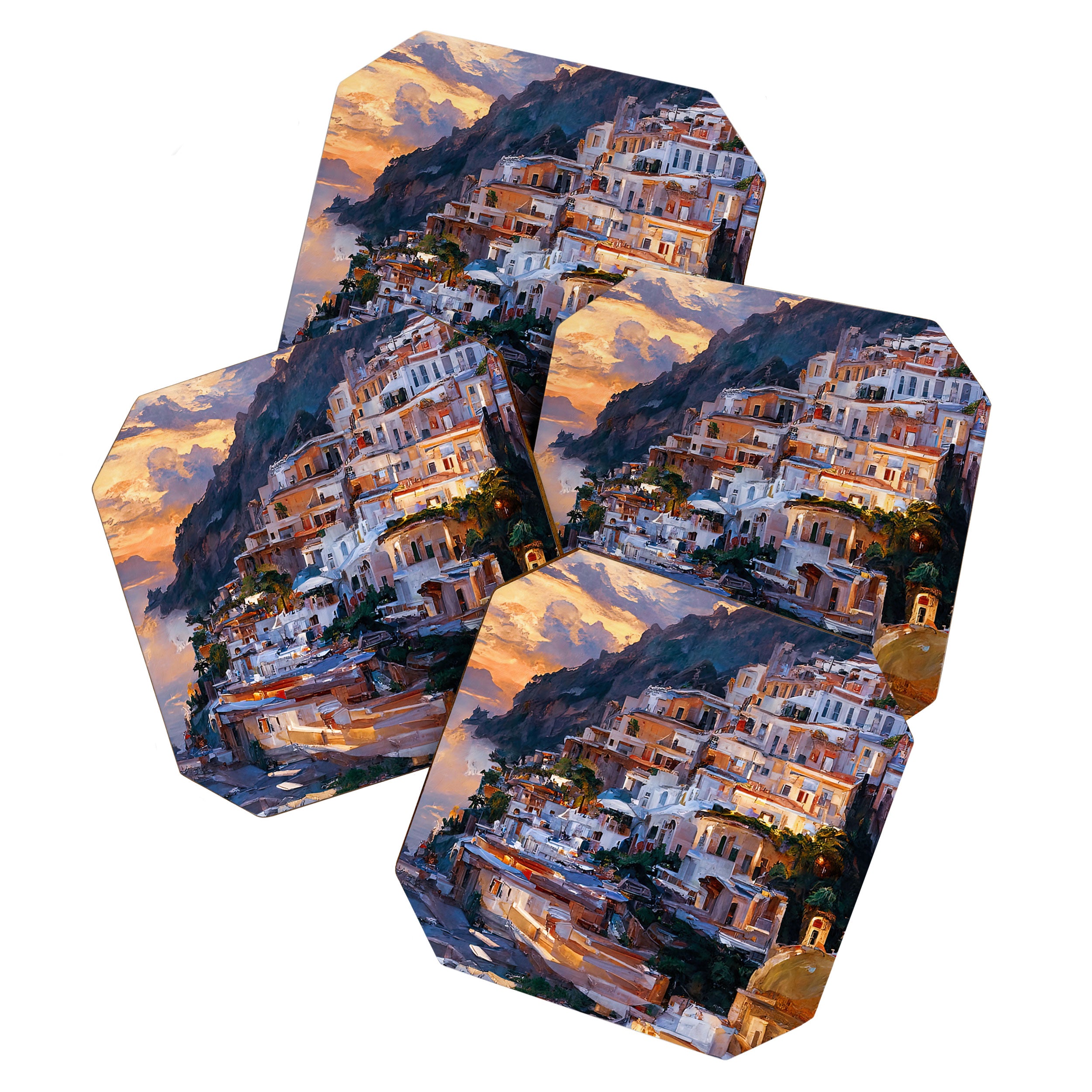 Panoramas of Italy, Positano Coaster Gallery Image 1